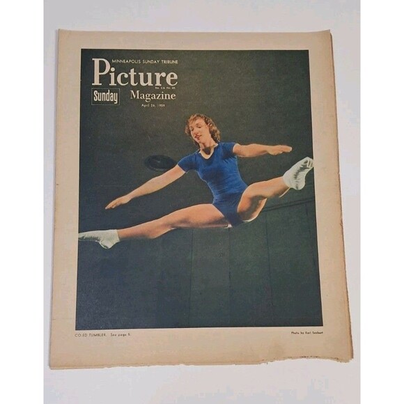 Other - Picture Magazine Minneapolis Sunday Tribune 4/26/1959 Ingrid Bergman Walker Art